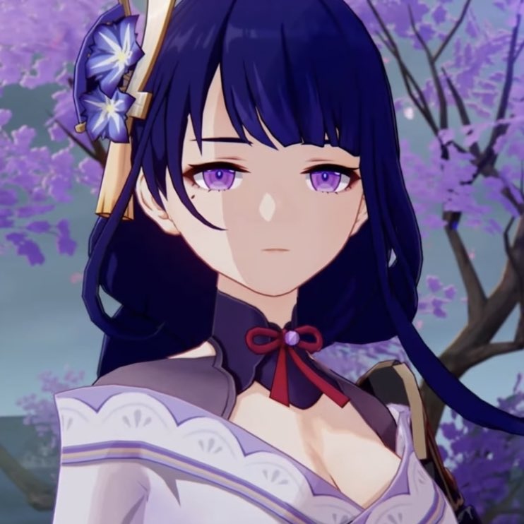 Raiden Shogun (Genshin Impact) Cosplay Lenses | PinkyParadise