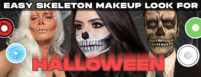 Skeleton Makeup: Easy Steps | PinkyParadise.com