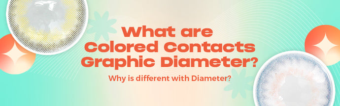 All about Colored Contacts Diameter and Graphic Diameter
