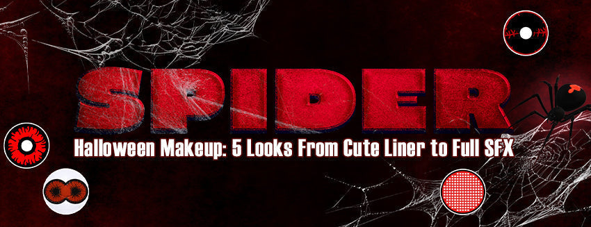 Spider Halloween Makeup: 5 Looks From Cute Liner to Full SFX