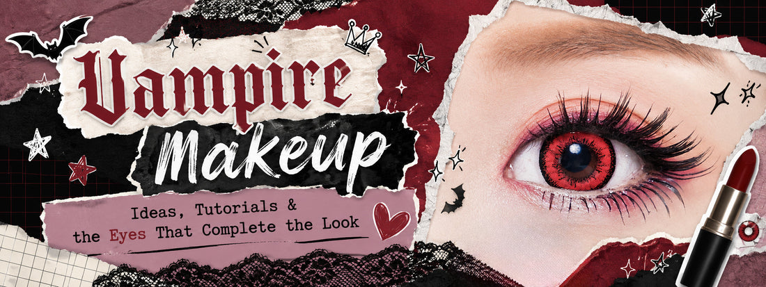 Vampire Makeup: Ideas, Tutorials & the Eyes That Complete the Look