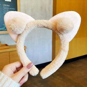 动漫可爱毛绒猫耳发箍