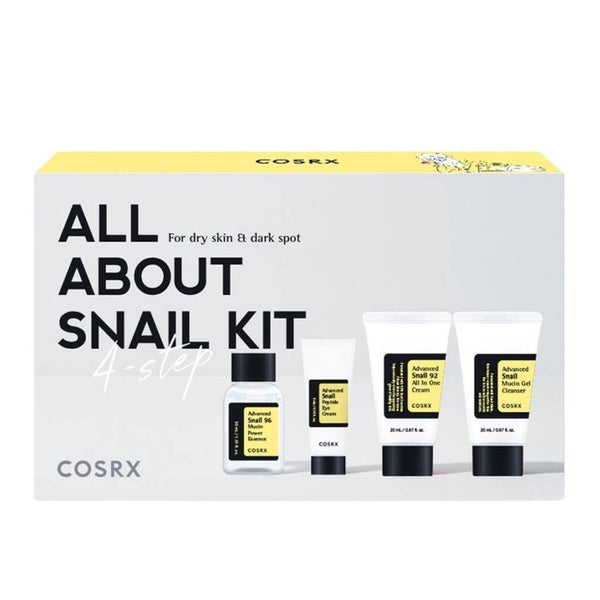 4 products in COSRX RX Advance Snail Kit