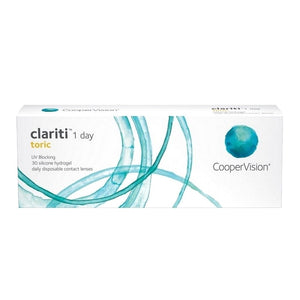 Cooper Vision Clariti 1 day Toric lenses with UV blocking 