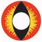EOS Cosplay Angry Cat Eye Red Yellow F67