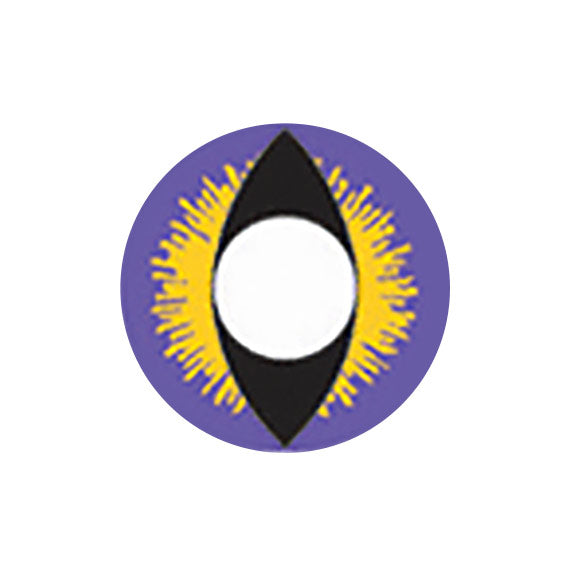 EOS Cosplay Angry Cat Eye Violet Jaune F66