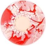 Princess Pinky Zombie Sclera in close up