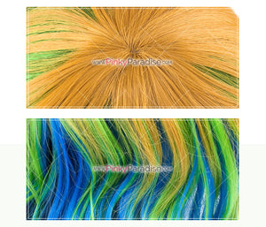 Tri Tone Golden Blonde Long Wavy 80cm