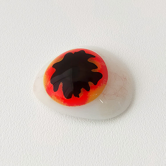 Princess Pinky Lava Burst Mini Sclera Contact Lenses for Cosplay, Halloween & Costume