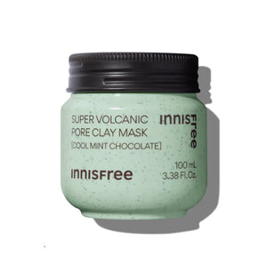 Innisfree Super Volcanic Pore Clay Mask Cool Mint Chocolate – Deep Clean Pores & Control Oil