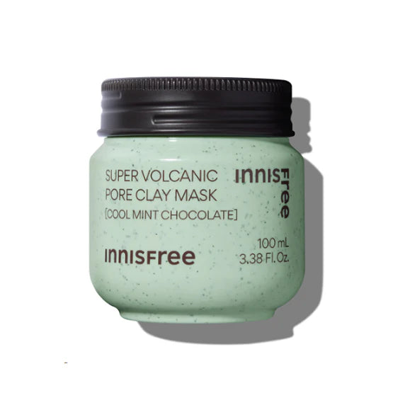 Innisfree Super Volcanic Pore Clay Mask Cool Mint Chocolate – Deep Clean Pores & Control Oil