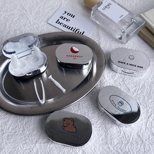 4 design Trendy Reflective Storage Lens case