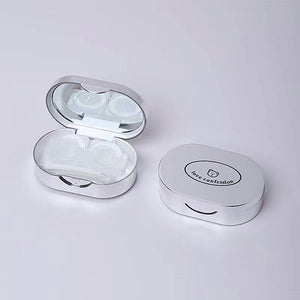 Trendy Reflective Storage Lens case with lying bear design 