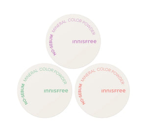Translucent Compact Powder Inisfree Innisfree No Sebum Mineral Color Powder| PinkyParadise