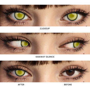 Realistic anime cosplay colored contacts
