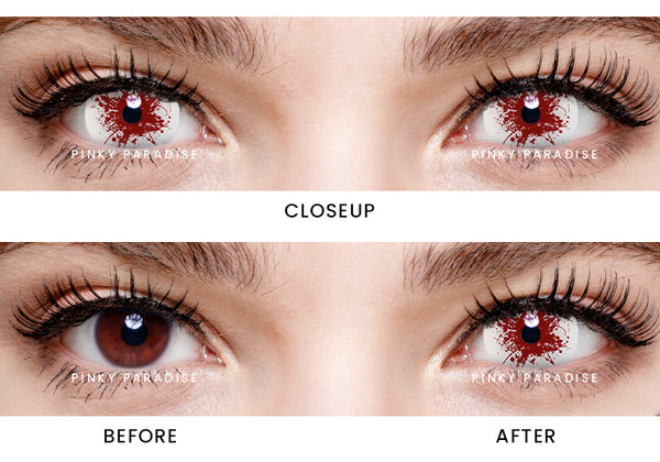 realistic bloody zombie contact lenses 
