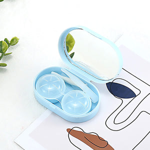 candy blue contact lens case