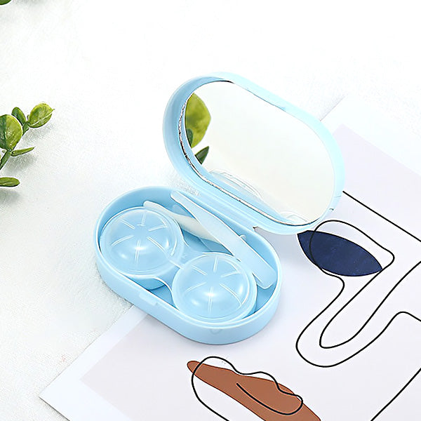 candy blue contact lens case