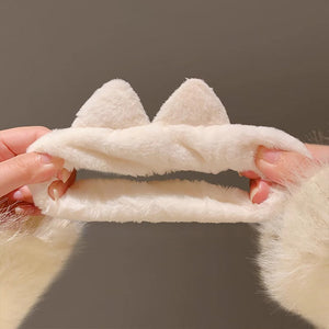 high elasticity fluffy Plush Scrunchie Hair Band