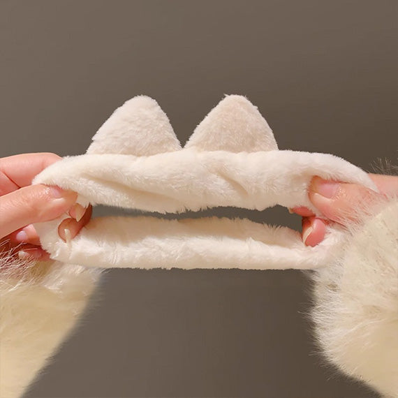 high elasticity fluffy Plush Scrunchie Hair Band