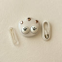 white cute kitty cat paw auto lens cleaning tool