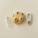 yellow Cat-inspired design ultrasonic contact lens cleaner