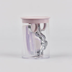 lilac purple contact lens assist wearing tool for eye open