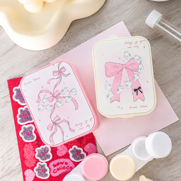 coquette aesthetic lens case 