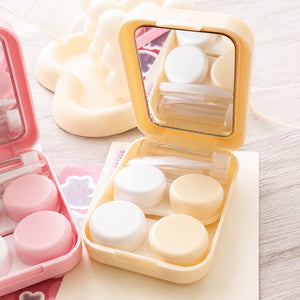 travel-friendly lens storing container