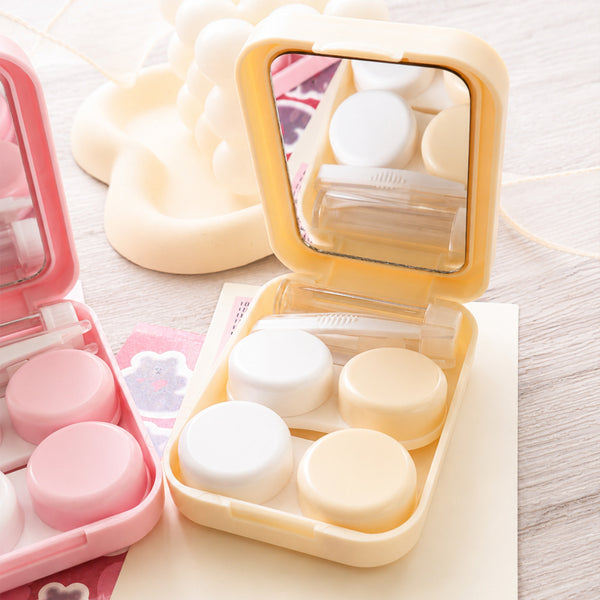 travel-friendly lens storing container