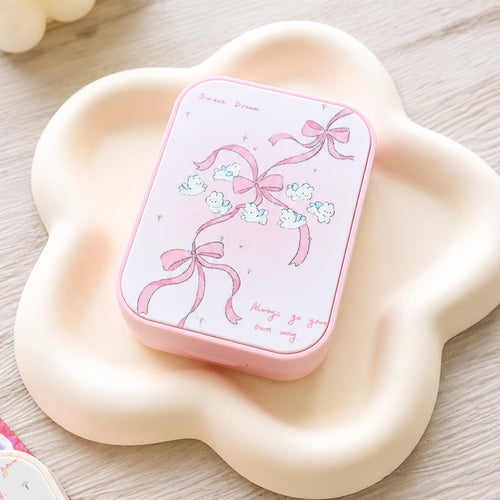 pink contact lens case