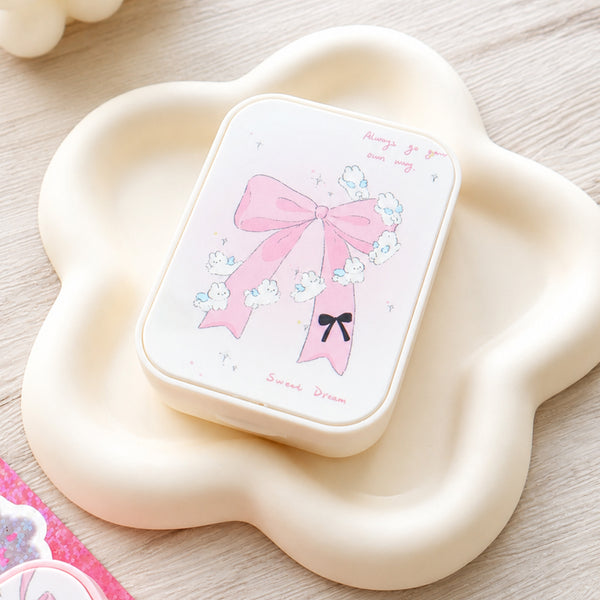 pastel contact lens case