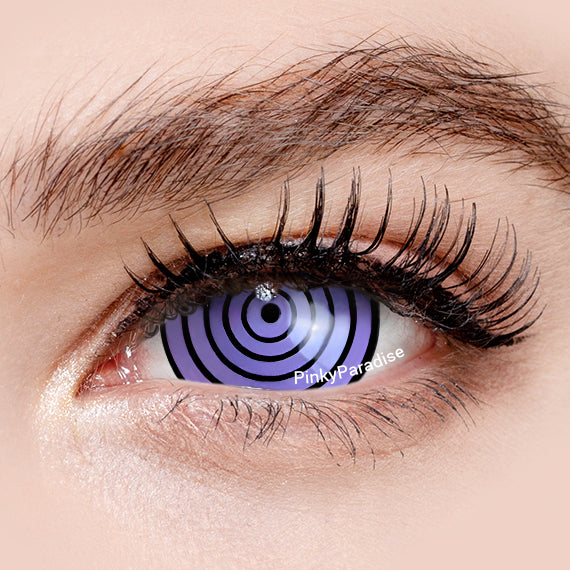 Princess Pinky Purple Ring Mini Sclera Contact Lenses for Cosplay, Halloween & Costume