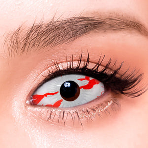 Princess Pinky Deadly Infectious Sclera Contact Lenses for Cosplay, Halloween & Costume