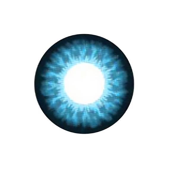 EOS Super Neon Blue Contact Lenses