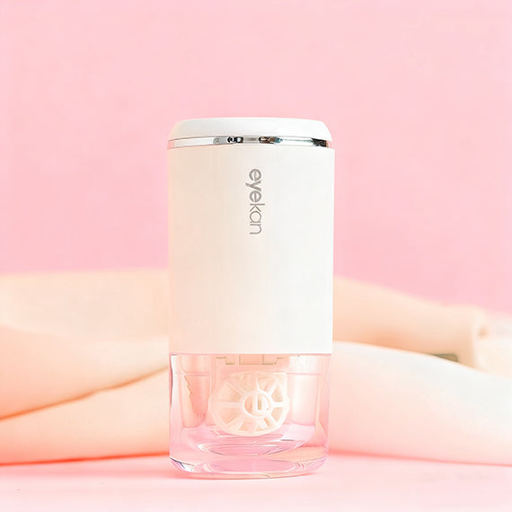 white Eyekan Automatic Contact Lens Cleaner