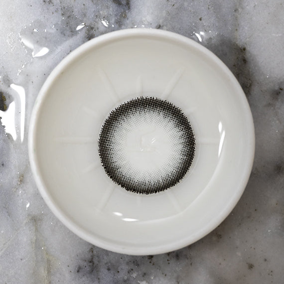 Subtle enlarging grey lenses perfect for soft girl core 