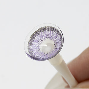 Wisteria Violet monthly colored contact lenses