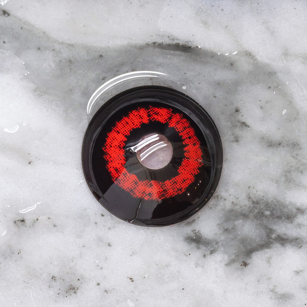 Princess Pinky Gremlin Red Sclera Contact Lenses for Cosplay, Halloween & Costume