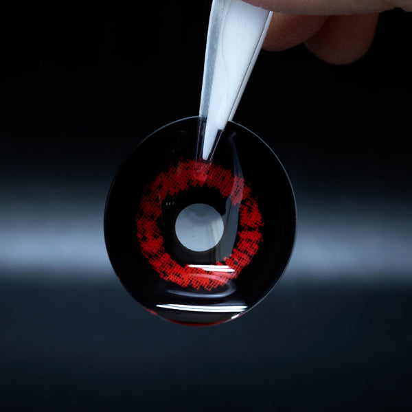 red halloween contacts