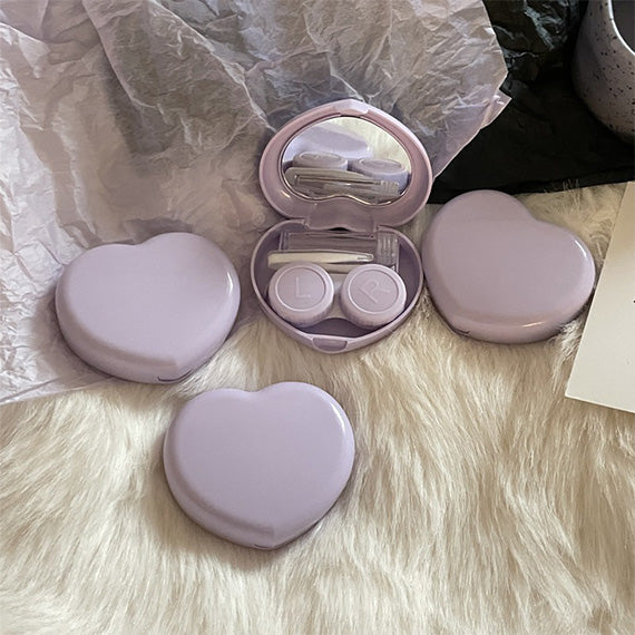 Heart Shaped Travel Lens Case