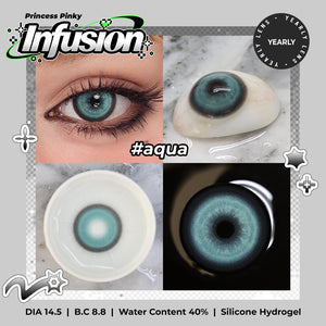 aqua eye contact lenses