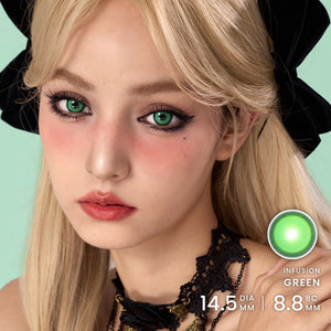 emerald green contacts
