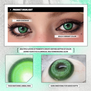 best green contacts for brown eyes