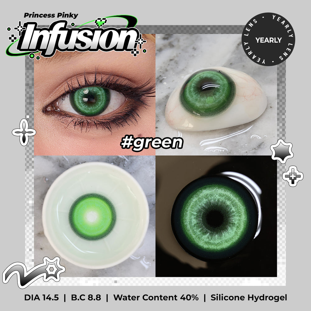 amazon green contacts