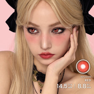 red eye lenses halloween