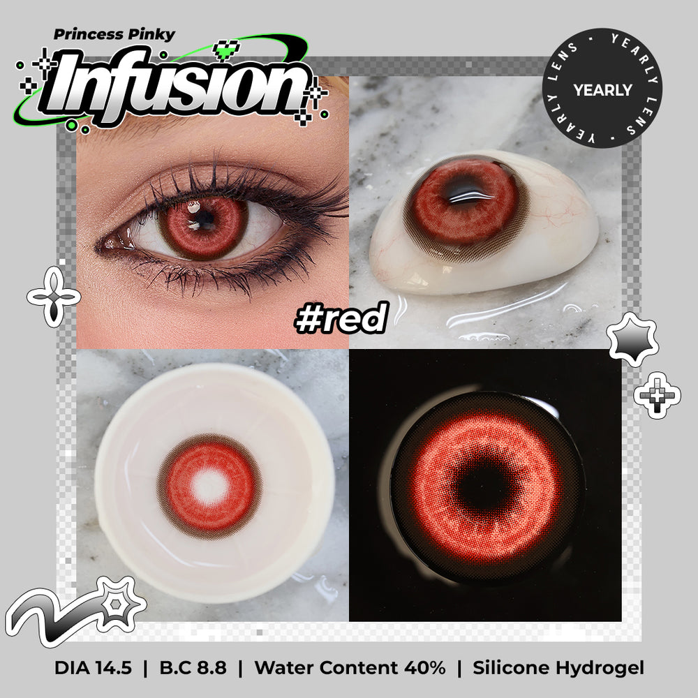 red contact lenses cosplay