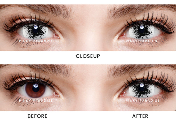 realistic ink splash contact lenses 