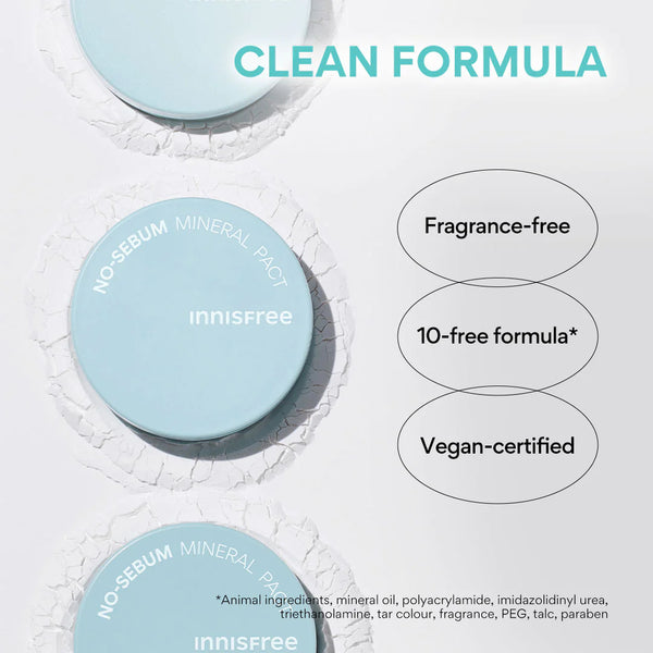 Pacte minéral sans sébum d'Innisfree 