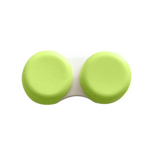 pastel leak-proof contact lens case in green